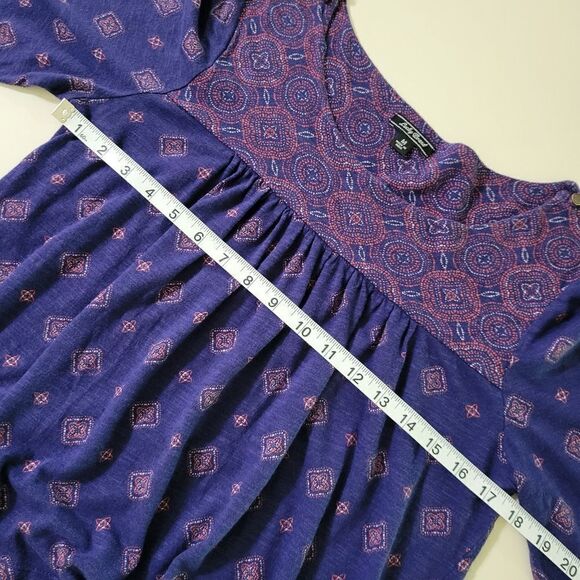 Lucky Brand Women's Bell Sleeve Boho Top - Picture 3 of 12